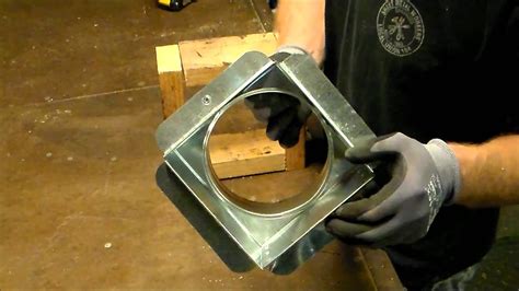 register box sheet metal pattern|how to install a register box.